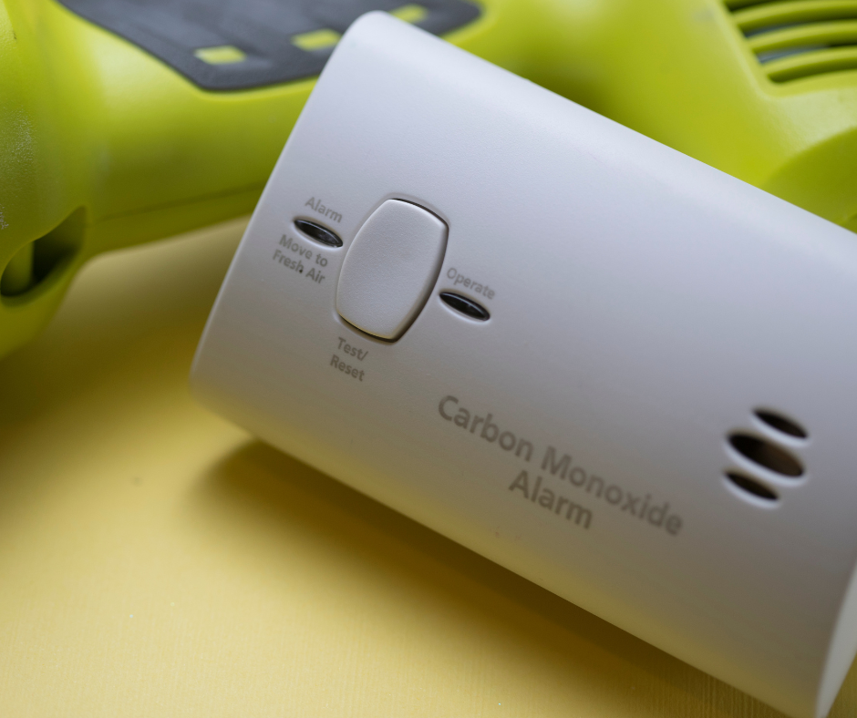 Close up of CO detector